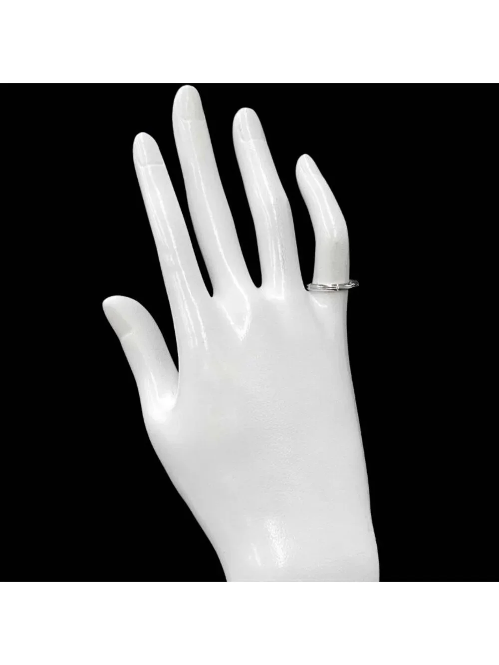 Tiffany & Co Streamerica Ring Diamond 18k WG White Gold 750